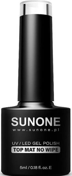 Matte No Wipe Gel Polish Top Coat - Sunone UV/LED Gel Polish Top Mat No Wipe