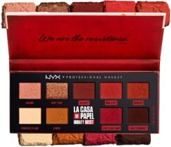 NYX Professional Makeup El Proffesor La Casa De Papel Money Heist Color Palette (eye Shadow/4x0.9g + Pressed Pigment/5x0.9g) - Set 12 NYX Professional Makeup El Proffesor La Casa De Papel Money Heist Color Palette (eye Shadow/4x0.9g + Pressed Pigment/5x0.9g) - Set -Best Cosmetics Store 1vn5bnumj6mu