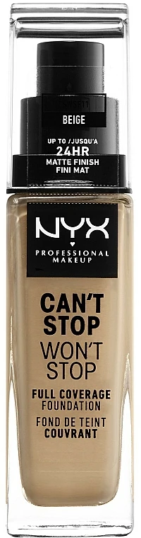 NYX Professional Makeup Can't Stop Won't Stop Full Coverage Foundation - Foundation