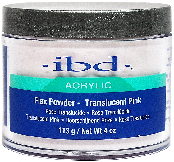 Acrylic Powder, Translucent Pink - IBD Flex Powder Translucent Pink 5 Acrylic Powder, Translucent Pink - IBD Flex Powder Translucent Pink - Image 3