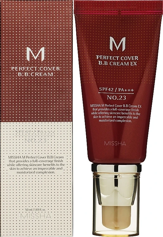 Missha Perfect Cover BB Cream SPF42/PA++ - Perfect Cover BB Cream 4 Missha Perfect Cover BB Cream SPF42/PA++ - Perfect Cover BB Cream - Image 2