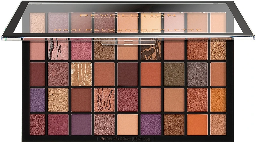 Makeup Revolution Maxi Reloaded Palette - Eyeshadow Palette, 45 Shades 4 Makeup Revolution Maxi Reloaded Palette - Eyeshadow Palette, 45 Shades - Image 2