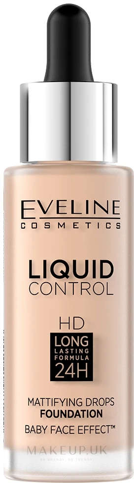 Eveline Cosmetics Liquid Control HD Mattifying Drops Foundation - Mattifying Face Foundation 8 Eveline Cosmetics Liquid Control HD Mattifying Drops Foundation - Mattifying Face Foundation - Image 6