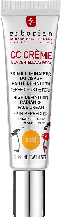 Erborian Eau Ginseng CC Cream Dore - CC Cream "Perfect Radiance", Golden