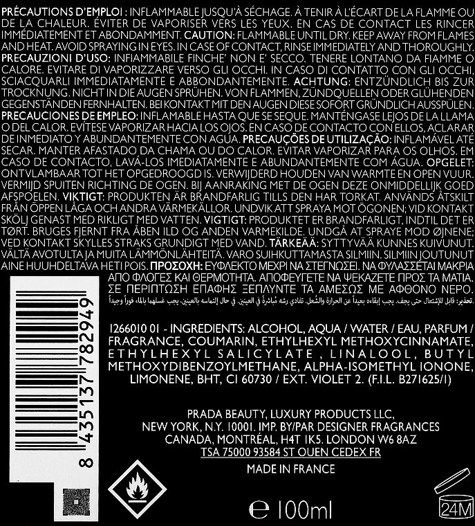 Prada Luna Rossa Black - Eau De Parfum 10 Prada Luna Rossa Black - Eau De Parfum - Image 8