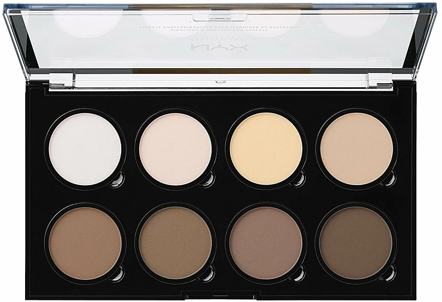 NYX Professional Makeup Highlight & Contour Pro Palette - Contour Palette 4 NYX Professional Makeup Highlight & Contour Pro Palette - Contour Palette - Image 2