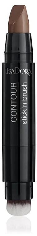 IsaDora Controur Stick'n Brush - Face Contour Stick With Brush