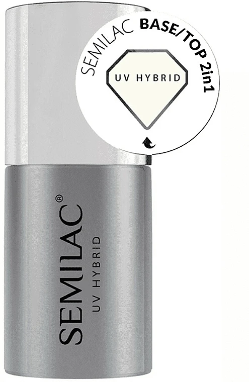 Gel Polish Base-Top Coat 2 In 1 - Semilac Base/Top 2in1 3 Gel Polish Base-Top Coat 2 In 1 - Semilac Base/Top 2in1