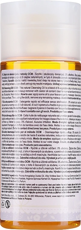 Nacomi Cleansing Oil Make Up Remover - Makeup Removing Cleansing Oil 4 Nacomi Cleansing Oil Make Up Remover - Makeup Removing Cleansing Oil - Image 2