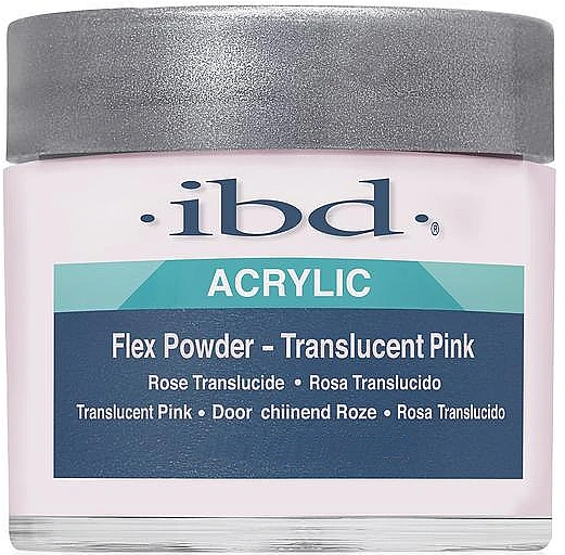 Acrylic Powder, Translucent Pink - IBD Flex Powder Translucent Pink 3 Acrylic Powder, Translucent Pink - IBD Flex Powder Translucent Pink